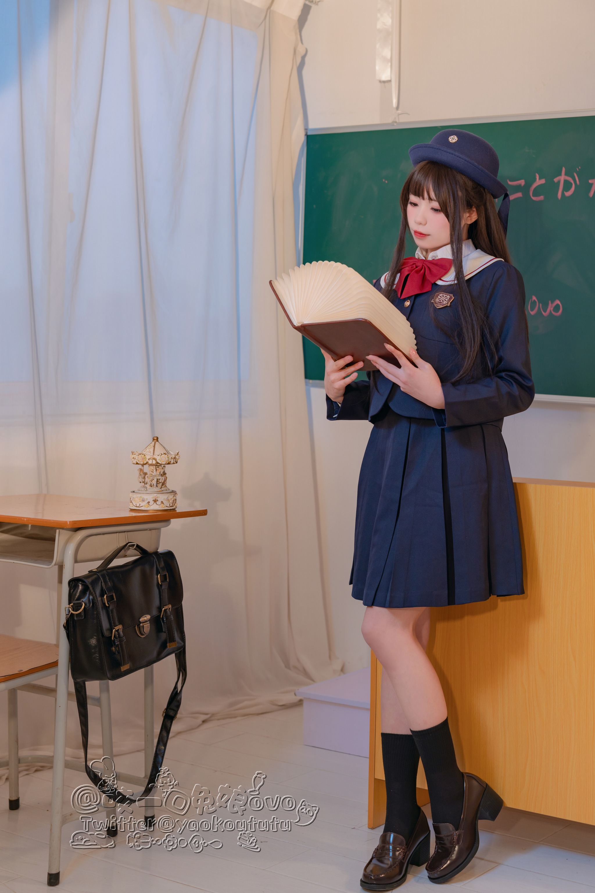 咬一口兔娘 - NO.030 (黏黏团子兔) 入学式[50P]-XikXak